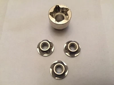 $29.50 • Buy Anti Theft Nut Security Lock Nut , 5 Sizes For Work, Led ,Spot, Flood , Lights