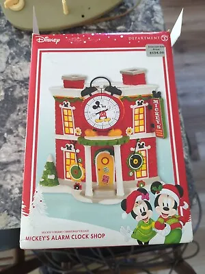 Mickey's Alarm Clock Shop Department 56 Disney Village 4057261 Building Store • $100