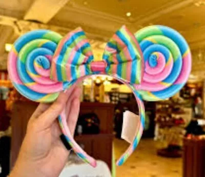 Disney Parks/Disney Eats Lollipop Minnie Ears Headband • $49.50