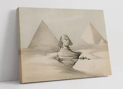 David Roberts The Great Sphinx -canvas Wall Artwork Picture Print • £17.99