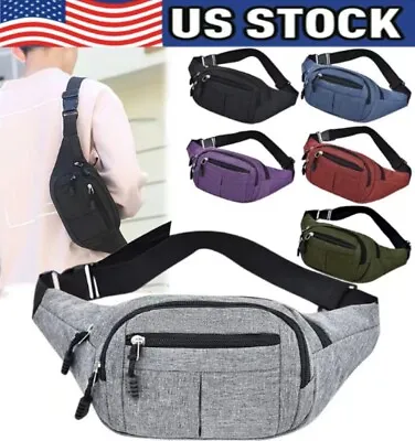 NEW Fanny Pack Waist Bag Men Women Shoulder Hip Belt Bum Sport Travel Waterproof • $6.80