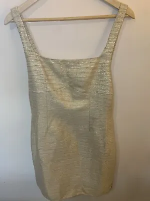 By Nicola Women Gold Mini Dress AU 10 • $60