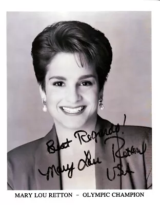 Mary Lou Retton Signed Autographed 8X10 Photo Gymnast Legend Best Regards TMN • $49.99