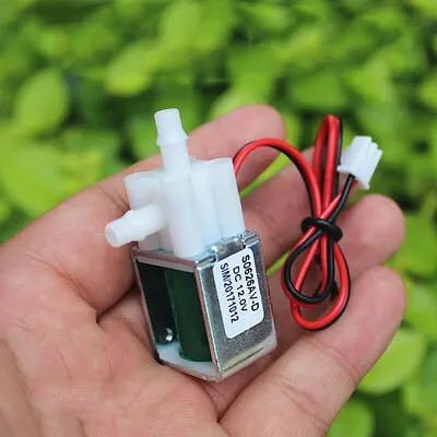 Micro Mini Electric Solenoid Valve DC12V Normally Closed Air Water Control Valve • $5.50