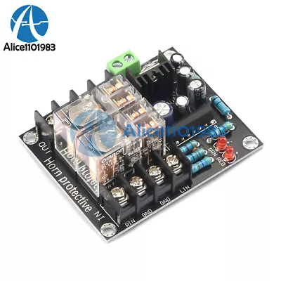 UPC1237 Stereo Speaker Protection Board Delay Boot Circuit Module AC 12-18V • $8.03