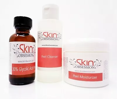 30% Glycolic Acid Peel Kit ~Skin Obsession~ Reduces Acne Age Spots & Scarring • $35.99