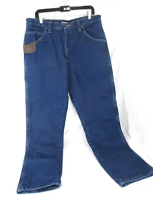 Wrangler Riggs Workwear  Thinsulate Insulation Mens Denim Jeans Size W36 L 34 • $42
