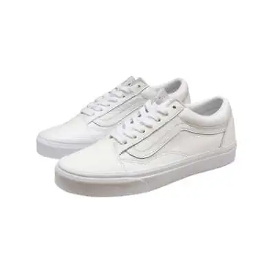 Vans Old Skool Premium Leather True White • $149.99