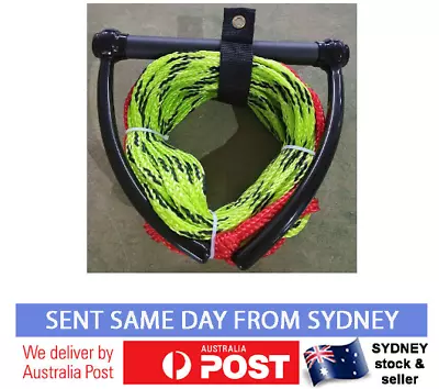 Single 75' (23M) Water Ski Rope EVA Handle Sydney Stock Fast And FREE Delivery • $44.95
