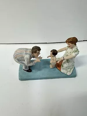 AMAZING  Baby's First Step  Norman Rockwell Porcelain Figurine 1983 • $30