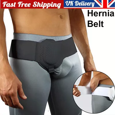 Inguinal Groin Hernia Belt For Men Abdominal Groin Removable Support Truss Brace • £8.19