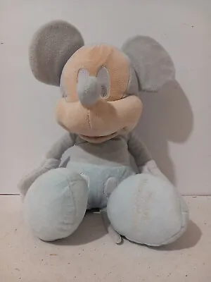 Disney Baby Plush Blue  My 1st Mickey Mouse  38cm Primark Embroidered Soft Toy • £7.95