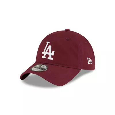 LOS ANGELES DODGERS 9TWENTY NEW ERA X URBAN OUTFITTERS MAROON STRAPBACK HAT • $19.95