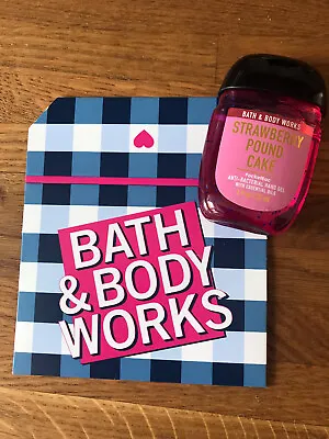 £4.75 • Buy Bath And Body Works ‘STRAWBERRY POUND CAKE’ Hand Gel