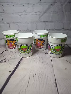 Graffi VINTAGE Muppet Plastic Cup Set Of 4 Kermit Fozzie Animal  • $10