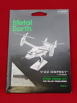 $14.49 • Buy Fascinations Metal Earth V-22 OSPREY Aircraft 3D Laser Cut Steel DIY Model Kit