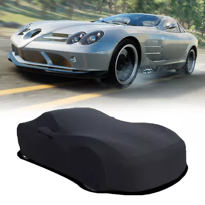 Car Cover Satin Stretch Indoor Dustproof Custom Black For Benz SL SLR-Class • $159.25