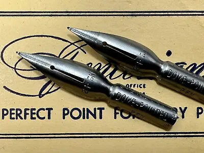 Two Vintage Spencerian Dome Pointed No. 42 Dip Pen Nibs • $4