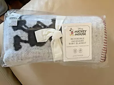 Disney Pottery Barn Mickey Mouse Blanket Holiday Christmas Gift Baby Party Trip • $52.79