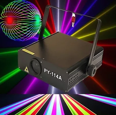 £323.99 • Buy 1000mw/1W RGB Full Colour Animation ILDA/DMX/SOUND/AUTO DJ Laser For Disco/Pub