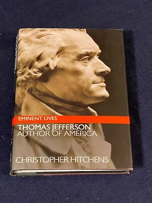 Christopher Hitchens Thomas Jefferson Author Of Americ Signed Autograph Book JSA • $699.99