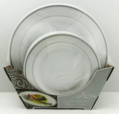 WNA Masterpiece Premium Plastic Heavyweight Plates Combo Pack (48 Ct.) NEW • $18.54