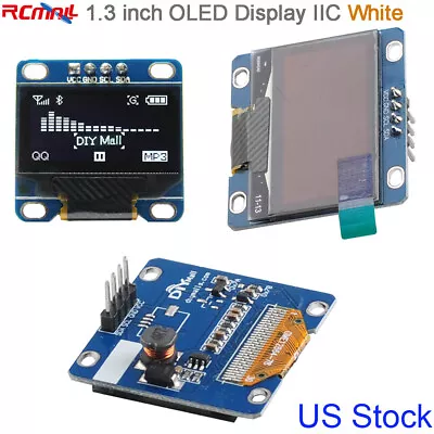 3pcs 1.3  Inch OLED Display Screen Module 128x64 I2C IIC Serial SH1106 US Stock • $23.98