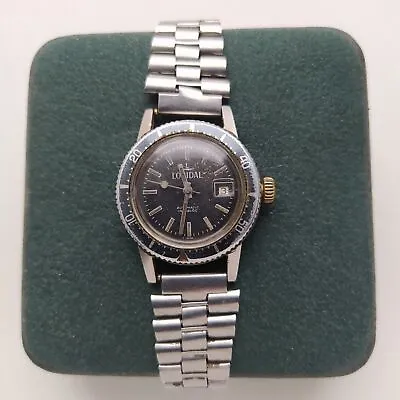 LORIDAL Automatic Vintage Swiss Mens Watch Incabloc 15991/1 • $134.98