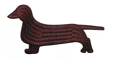 Dachshund Portrait Dog Breed Embroidered Iron-on Patch Applique Canine K-9 Pet • $4.87