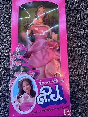 Mattel Sweet Roses P.J. Barbie Fashion Doll 1983  NRFB!! • $45