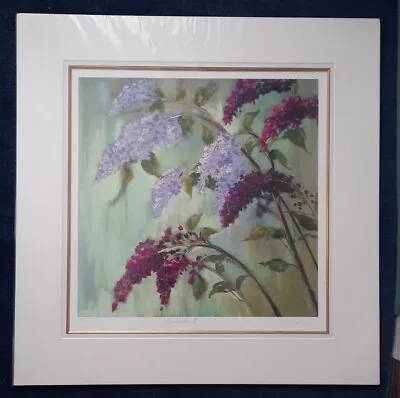 £75 • Buy Orientalis II By Nel Whatmore - Signed Mounted Limited Edition Floral Print