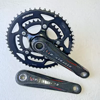 Bontrager Race X Lite Crankset 172.5 Mm Arms Fsa Rings 50-34 Tooth Isis • $60