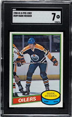 1980-81 O-Pee-Chee Mark Messier #289 SGC 7 - • $400