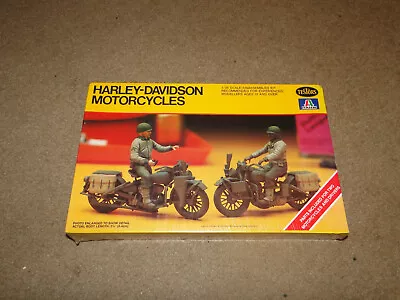 Vintage Testors Italeri Harley Davidson Military Motorcyles 1/35 Scale Sealed • $39.99