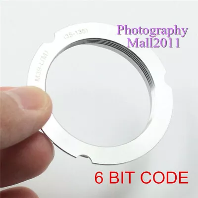 6-Bit Code M39-LM Adapter For Leica M39 LTM 35-135mm Screw Lens To Leica M LM MP • $9.59
