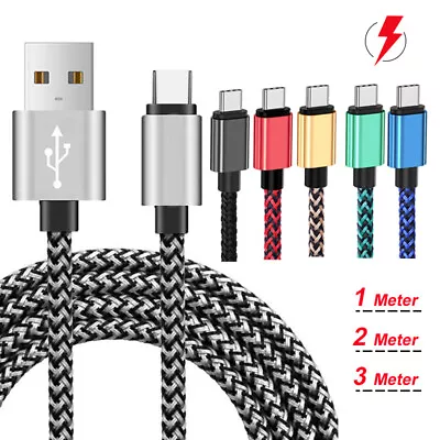 USB C Fast Charging Charger Cable For Samsung S10 E S20 S21 S22 Plus Type C Data • $7.48
