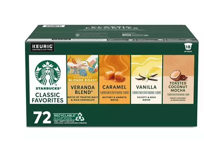 LIMITED TIME!! Brand New SEALED Starbucks Keurig K-Cups Variety Pack (72 Ct.) • $63.99