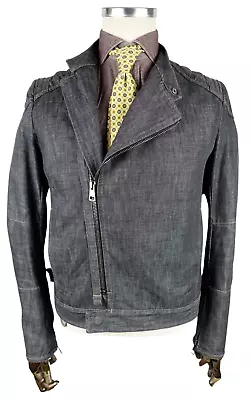 £2250 Gucci Tom Ford Era Denim Motorcycle  Jacket 40 50m Made In Italy • $435.53