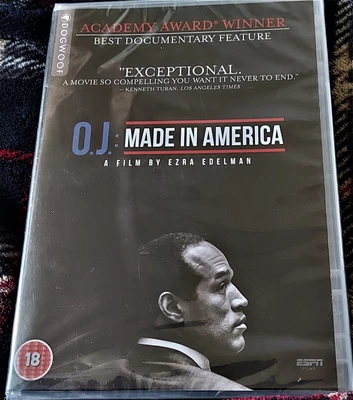 £8.99 • Buy O.J. Made In America DVD Region 2 NEW, SEALED