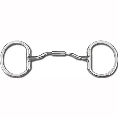 Myler Eggbutt Without Hooks Low Port Comfort Snaffle MB 04 5.5  Mouth • $137.95