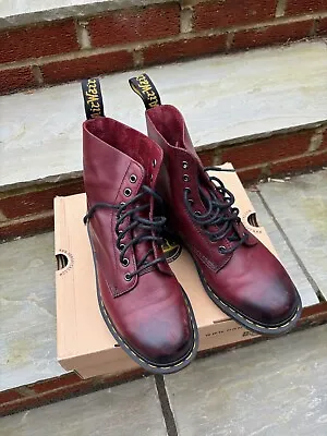 Dr Martens (DM) Mens Cherry Boots (uk 9) - Excellent Condition • £69