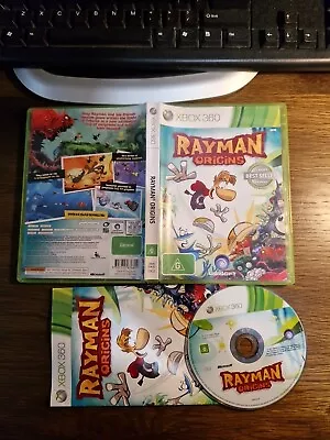 Rayman Origins Complete With Manual Xbox 360 PAL Platformer Free Postage • $12.99