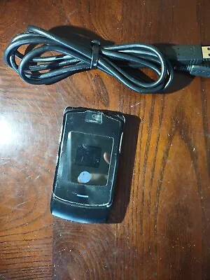 Motorola RAZR2 V3 - Black (Unlocked) Cellular Phone-RARE - SHIPS N 24 HOURS • $110.40