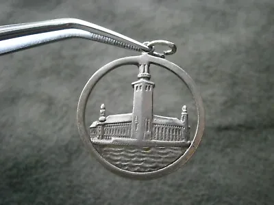 Venice Skyline Italy Cut Out Vintage 800 Silver Bracelet Charm Pendant  5.1g • $19.50