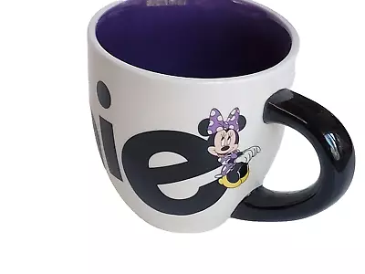 Disney Parks Minnie Mouse Large Mug White/Purple 20 Oz Capacity NWT • $12.99