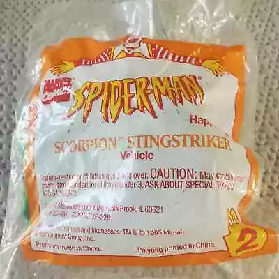 1995 McDonalds Spiderman Stingstriker Scorpion Car Marvel Comics 2  • $10