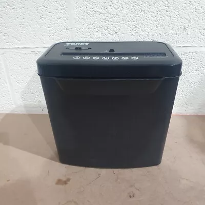 Texet CC12L Black Max 5-Sheets Cross-Cut Auto Feed A4 Paper Shredder - For Parts • £9.59