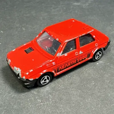 MAJORETTE Fiat Ritmo Abarth 2000 Red N239 1/53 Vintage Diecast Model Car • $5.26