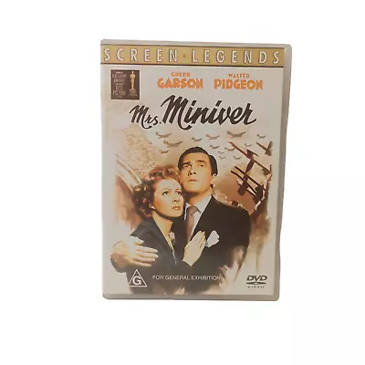 Mrs Miniver (DVD) Movie American Romance War Military Drama WW2 Air Force Garson • $8.38