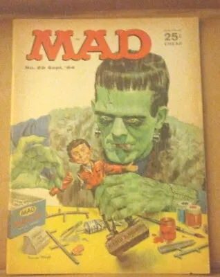 Vintage Mad Magazine  Monster Frankenstein Sept 1964 #89   • $24.99